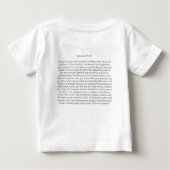 Little Princess Ai Ai Baby T-shirt met fijne jerse (Achterkant)