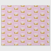 Little Princess Crown-inpakpapier Cadeaupapier (Vlak)