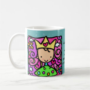 Little princess Custom text Whimsical Koffiemok