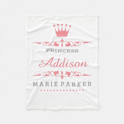Little Princess Fleece Blanket (Voorkant)