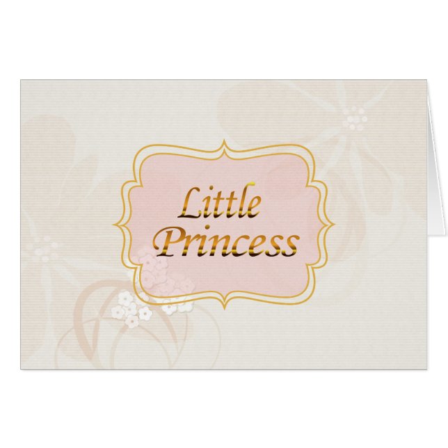 Little Princess Name Tag (Voorkant Horizontaal)