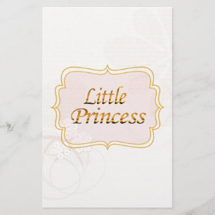 Little Princess Name Tag Briefpapier