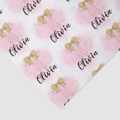 Little Princess Personalized Tissue Paper Tissuepapier (Detail)