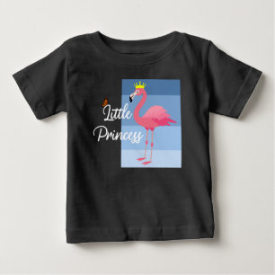 Little Princess Pink Flamingo Design - Baby Jersey