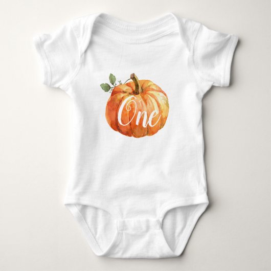 Little Pumpkin 1st Birthday Romper (Voorkant)