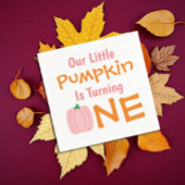 Little Pumpkin 1st Birthday Servet