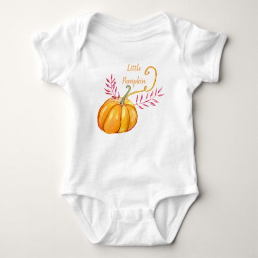 Little Pumpkin Baby Bodysuit (Voorkant)