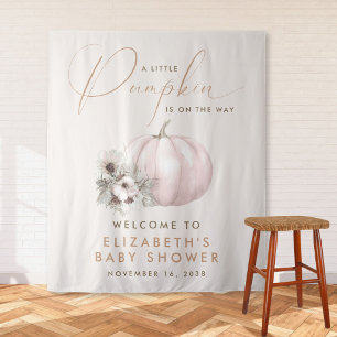 Little Pumpkin Baby Girl Shower Welkom Wandkleed