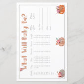 Little Pumpkin Baby Predictor (Voorkant)