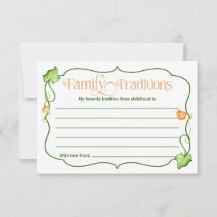 Little Pumpkin Baby shower familie tradities spel Advieskaart
