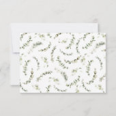 Little Pumpkin Baby shower Foto Bedankkaart (Achterkant)