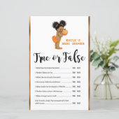 Little Pumpkin Baby shower Game PRINED (Staand voorkant)