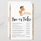 Little Pumpkin Baby shower Game PRINED (Voorkant / Achterkant)