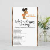 Little Pumpkin Baby shower Game PRINED (Staand voorkant)