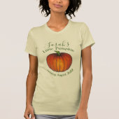 Little Pumpkin Baby shower New Arrival Autumn Herf T-shirt (Voorkant)