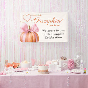 Little Pumpkin Baby shower Ribbon – Romantisch Sal Spandoek