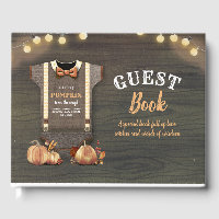 Little Pumpkin Baby shower rustieke Herfst gastenb