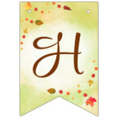 Little Pumpkin Birthday Bunting Vlaggetjes (Tweede vlag)