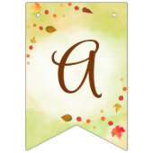 Little Pumpkin Birthday Bunting Vlaggetjes (Derde vlag)