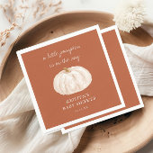 Little Pumpkin Boho Herfst Baby shower Servet