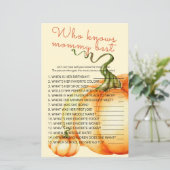 Little Pumpkin die mama het beste spel kent (Staand voorkant)