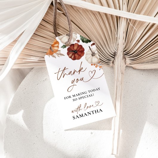 Little Pumpkin Fall Baby Shower Cadeaulabel