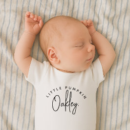 Little Pumpkin Halloween Unisex Baby Bodysuit