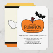 Little Pumpkin Herfst Birthday Kaart (Voorkant / Achterkant)