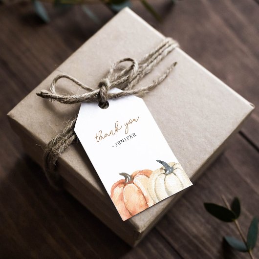 Little Pumpkin Herfst Cadeaulabel