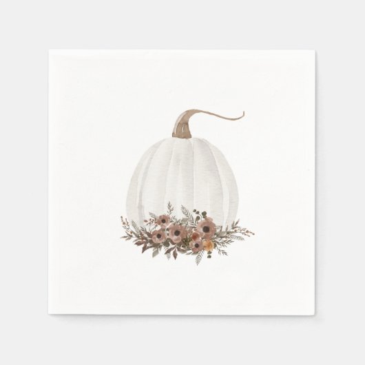 Little Pumpkin Herfst Napkin Servet (Voorkant)