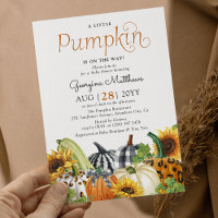 Little Pumpkin Herfst Trendy Neutral Baby shower