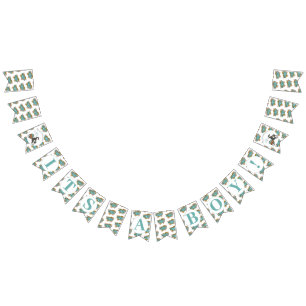 Little Pumpkin Het is een Boy Baby shower Vlaggetjes