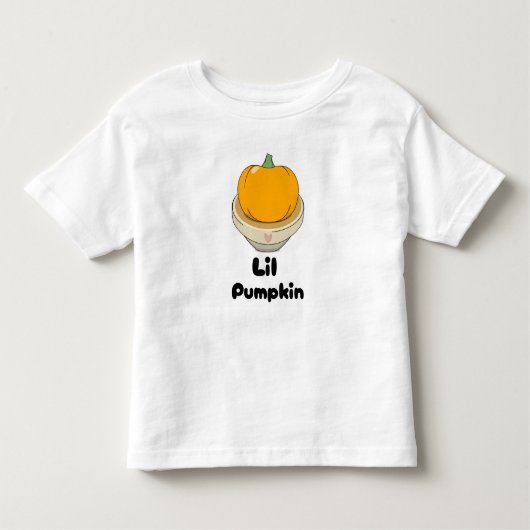 Little Pumpkin/Lil Pumpkin Kinder Shirts (Voorkant)