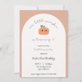 Little Pumpkin’s First Birthday Kaart (Voorkant)