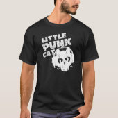Little Punk Cat Punk Rocker Mohawk Punker T-shirt (Voorkant)