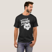 Little Punk Cat Punk Rocker Mohawk Punker T-shirt (Voorkant volledig)