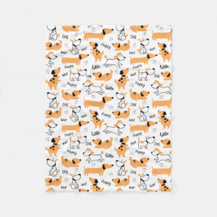 Little Puppy Fleece Deken