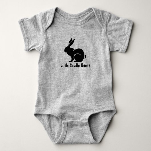 Little Rabbit Design Baby Bodysuit (Voorkant)
