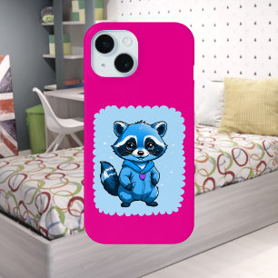 Little Raccoon En Blue iPhone / coque ipad