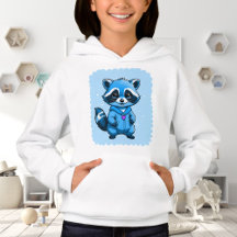 Little Raccoon En Sweat - shirt à capuche Bleu
