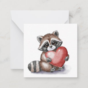 Little Raccoon Flat Notitiekaartje