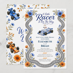 Little Racer Wieg Formula 1 Uitnodiging voor een B