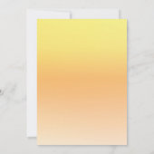 Little Ray of Sunshine Baby Faire-part de naissanc (Dos)