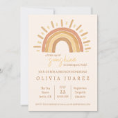 Little Ray of Sunshine Baby shower Invitation (Devant)