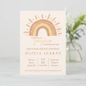 Little Ray of Sunshine Baby shower Invitation (Debout devant)