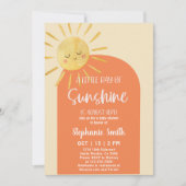 Little Ray of Sunshine Baby shower Invitation (Devant)