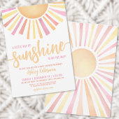 Little Ray of Sunshine Boho Baby shower Kaart