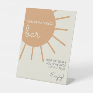 Little Ray of Sunshine Ma-Osa Bar Sign Reclamebord Met Voetstuk