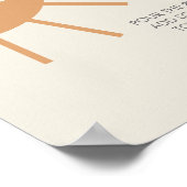 Little Ray of Sunshine Mam-Osa Bar Poster (Hoek)