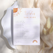 Little Ray Of Sunshine Wenst Voor Baby-Activiteit Kaart